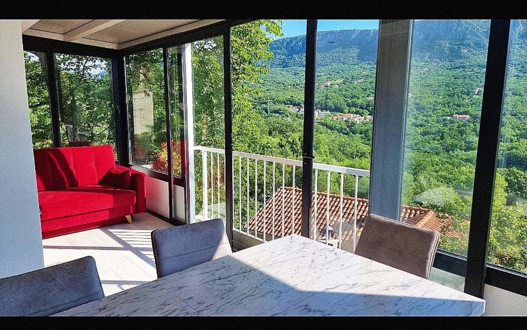 Amazing Sea-Mountain Valley View House With 3 Terraces And Huge Chill Gardens, 5Min From The Sea! Bribir  Exterior foto
