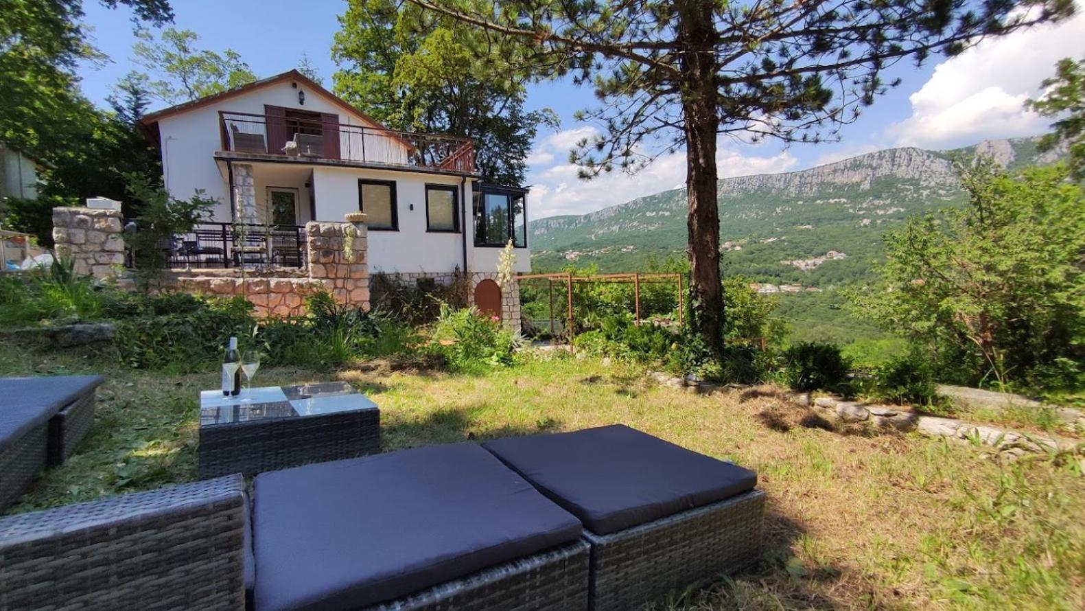 Amazing Sea-Mountain Valley View House With 3 Terraces And Huge Chill Gardens, 5Min From The Sea! Bribir  Exterior foto