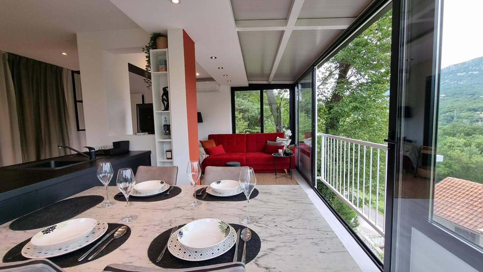 Amazing Sea-Mountain Valley View House With 3 Terraces And Huge Chill Gardens, 5Min From The Sea! Bribir  Exterior foto